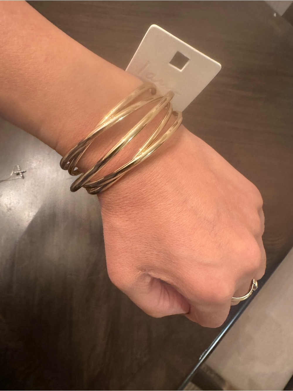 Gold-Tone Triple Bangle Bracelet - Women Jewelry